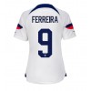 Förenta staterna Jesus Ferreira #9 Hemmatröja Dam VM 2022 Korta ärmar